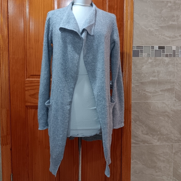 James Perse Grey Cardigan Size 1 - Picture 1 of 7